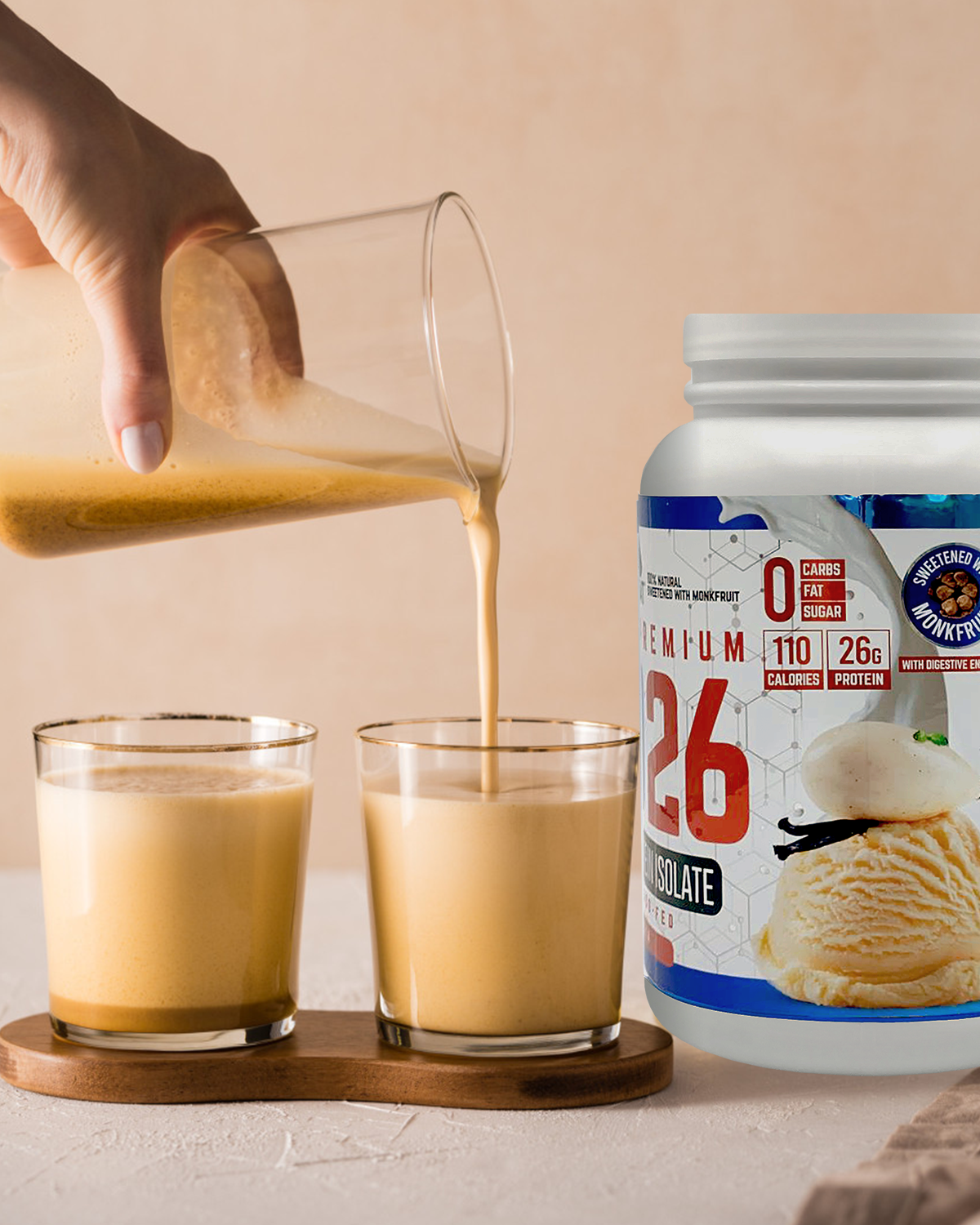 PROTEÍNA ISO26 DE VAINILLA (1.6 libras)