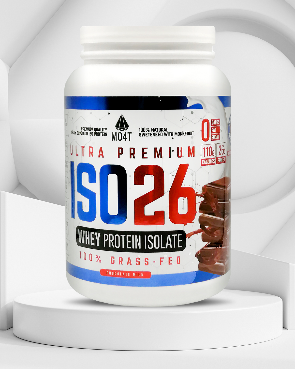 PROTEINA ISO26 (Premium Whey Protein Isolate) - Sabor Chocolate Milk