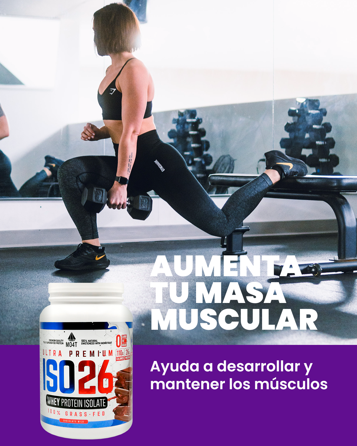 PROTEINA ISO26 DE CHOCOLATE MILK (1.6 libras)