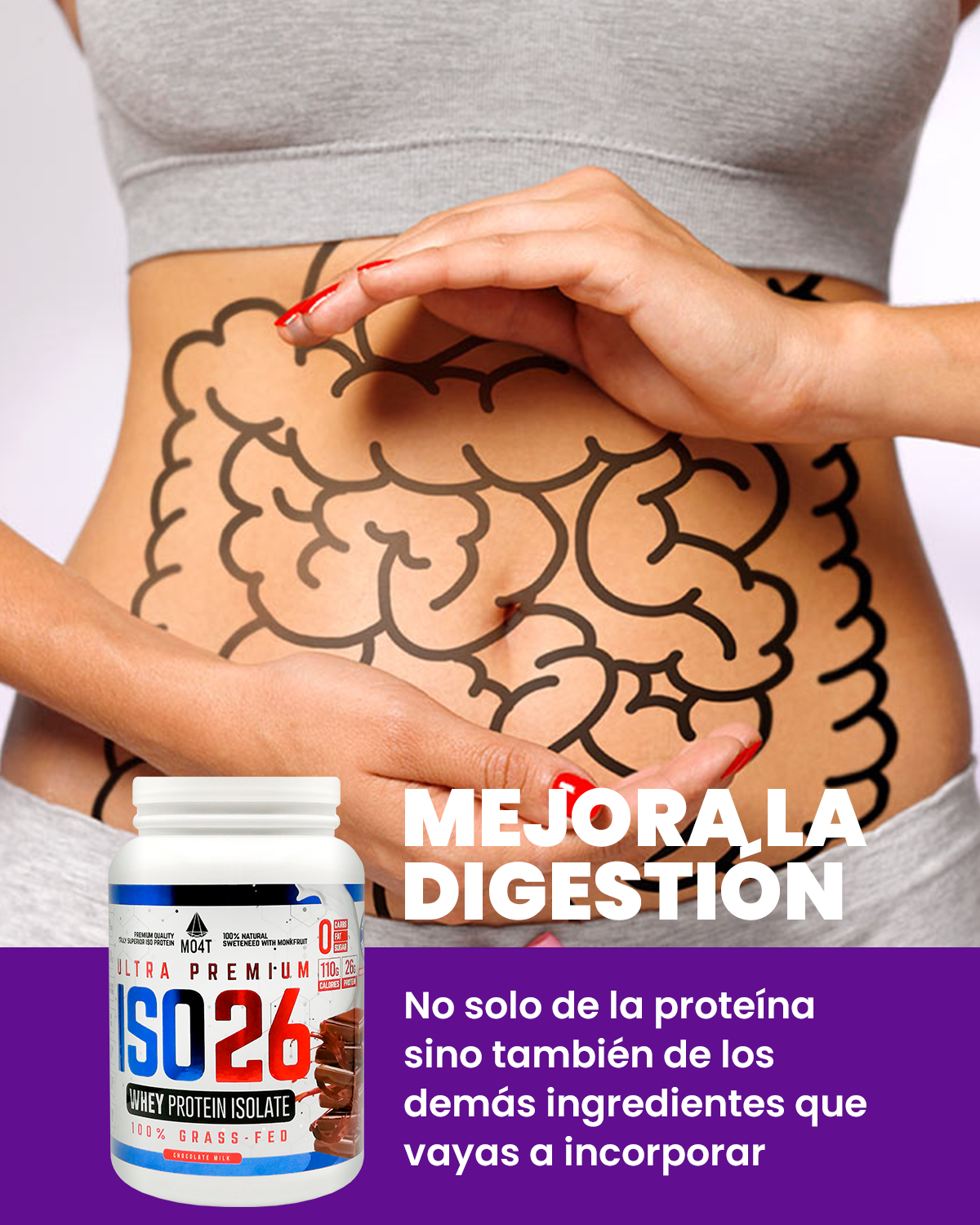 PROTEINA ISO26 DE CHOCOLATE MILK (1.6 libras)
