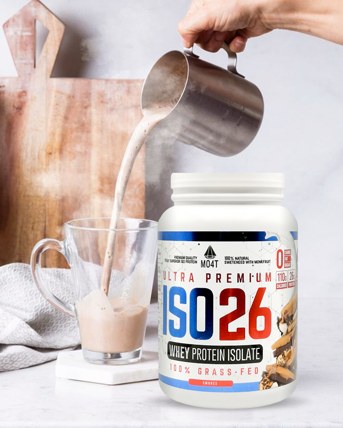 PROTEINA ISO26 DE SMORES (1.6 libras)
