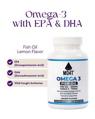 OMEGA 3 with EPA and DHA: For heart, brain and immune system