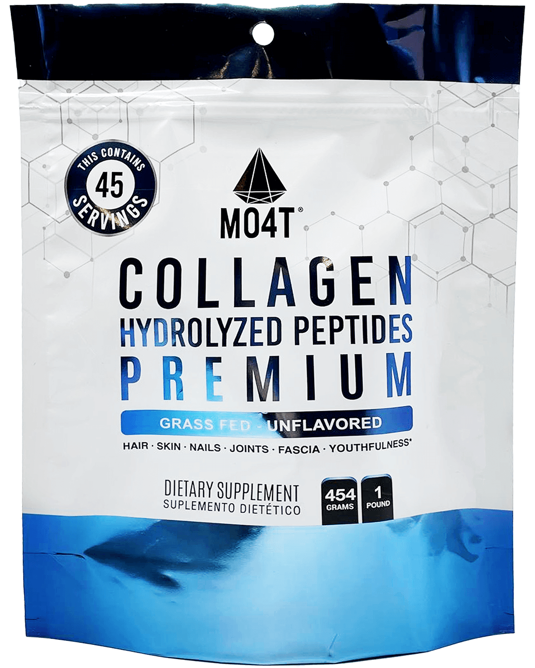 Pure Collagen Powder (60 Servings, 450g) | For Healthy Skin, Joints - View #3