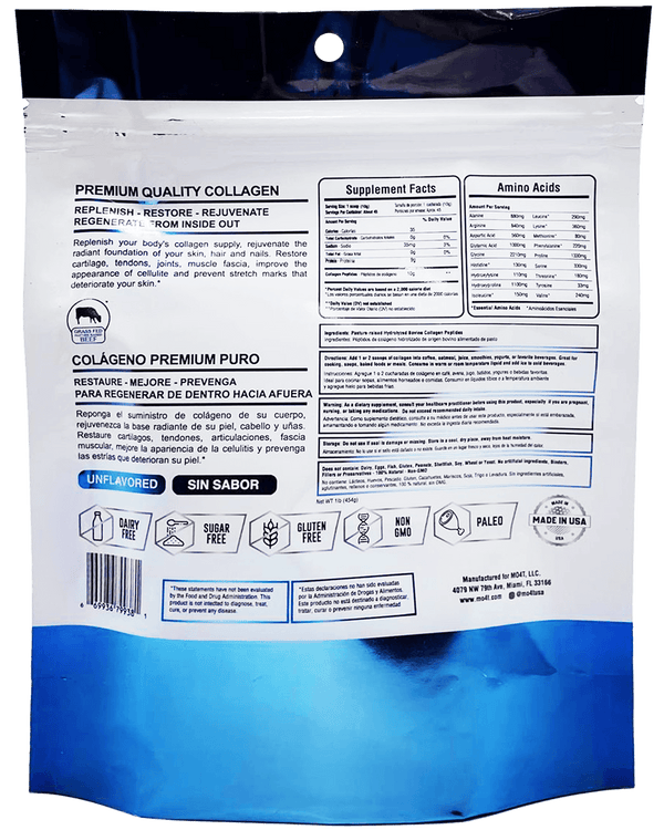 Hydrolyzed Collagen Peptides (45 Servings)