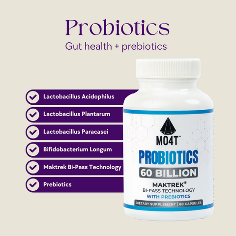 Probiotics: Gut health + prebiotics