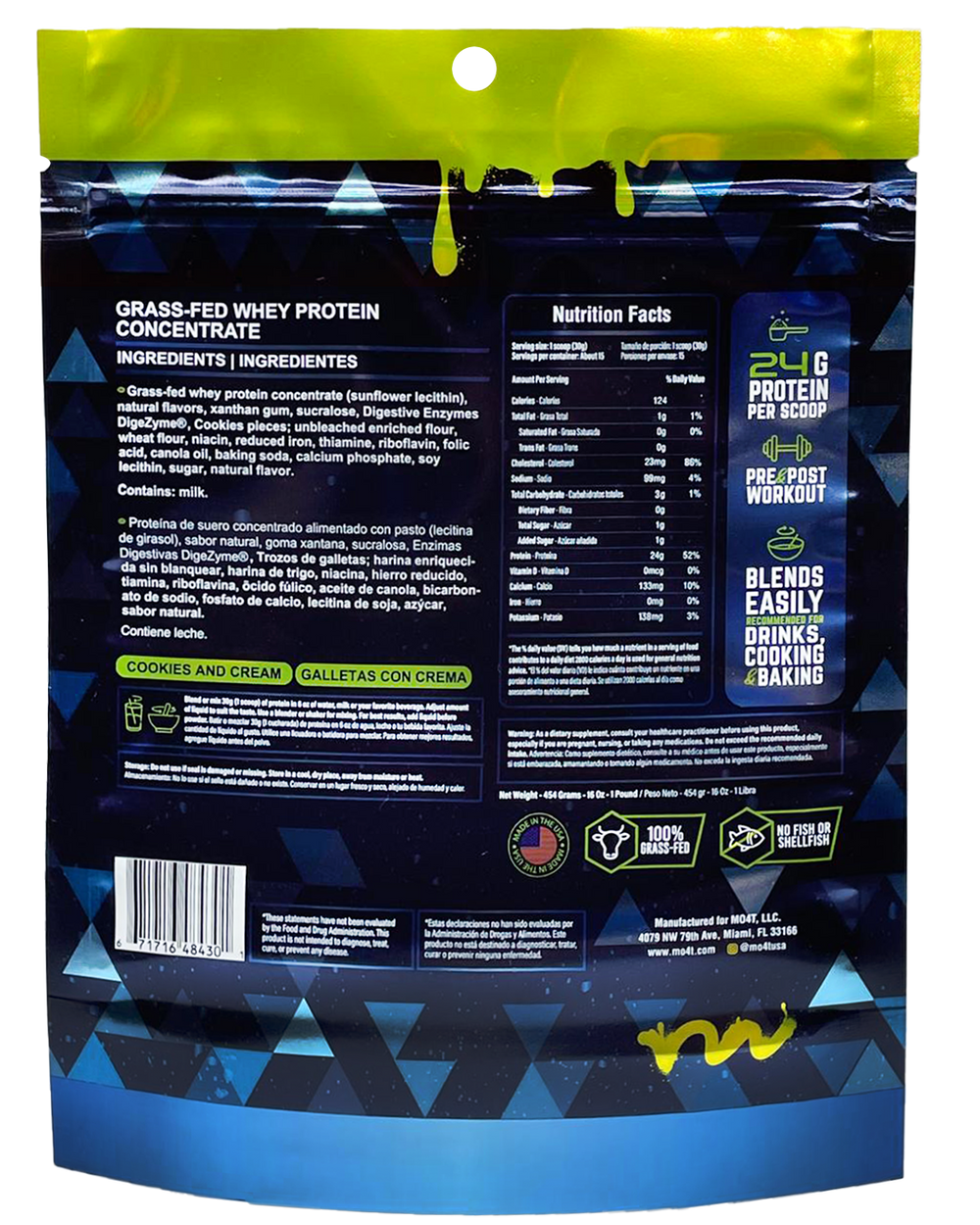 ProGainz Whey Protein Cookies & Cream (15 Servings)