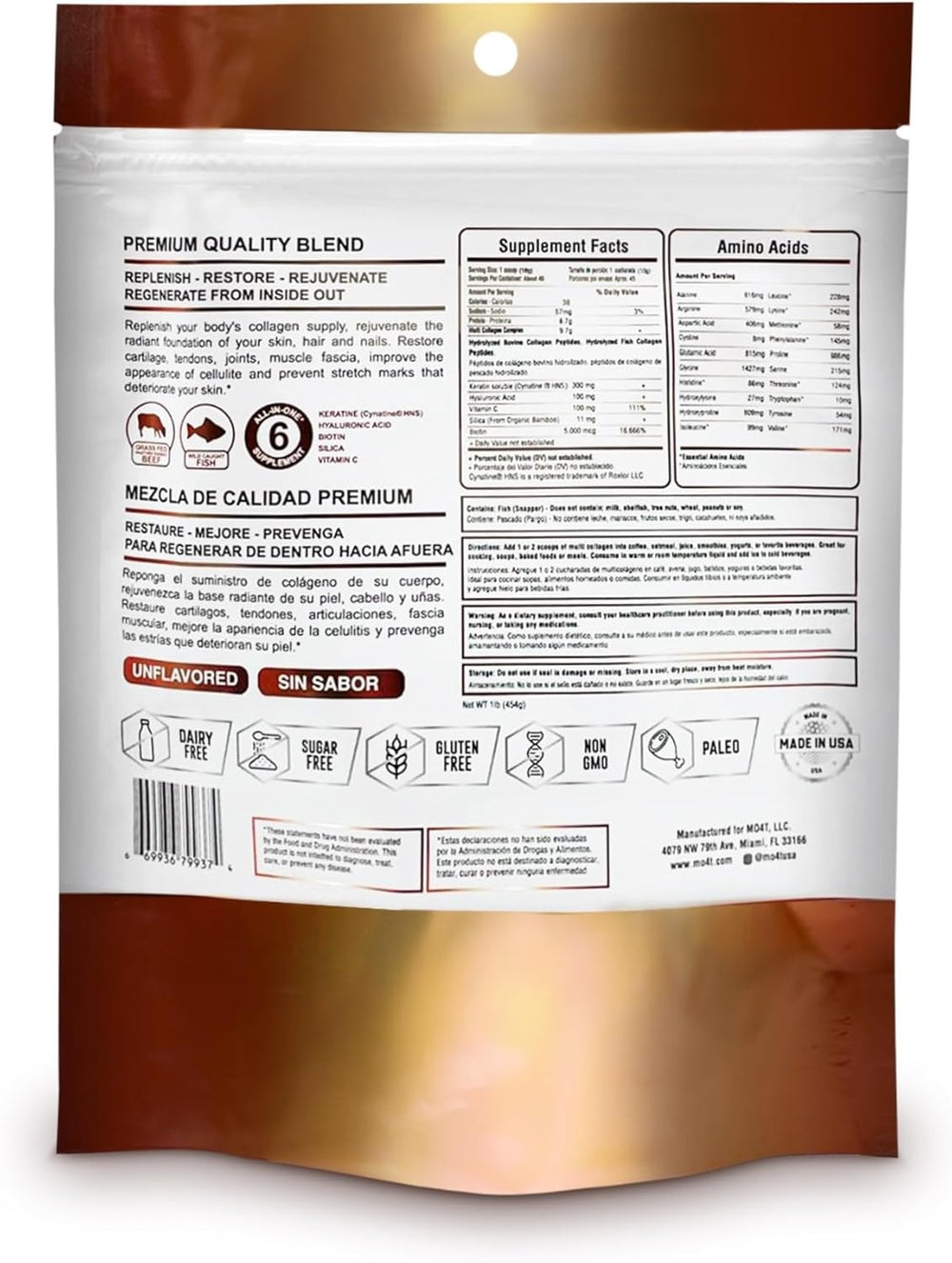 Multi Collagen Booster: Powder Pouch (45 servings)