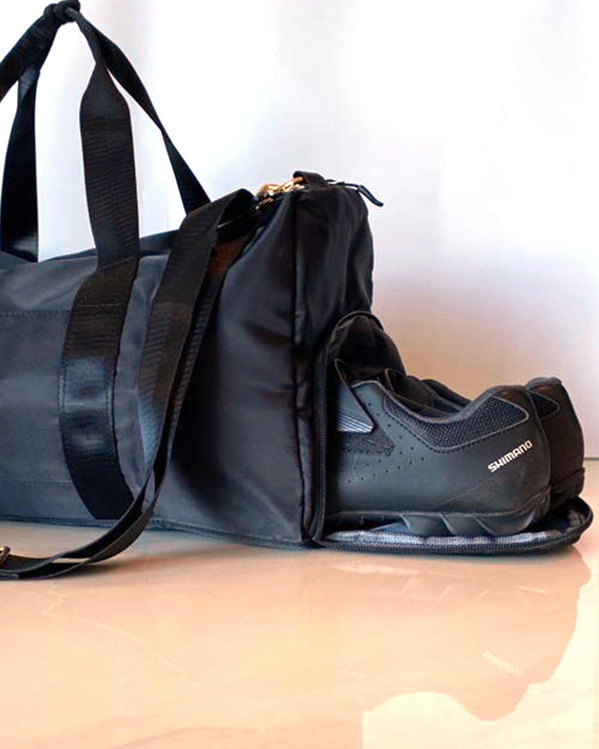 Bolso grande para el gym con compartimiento para zapatos