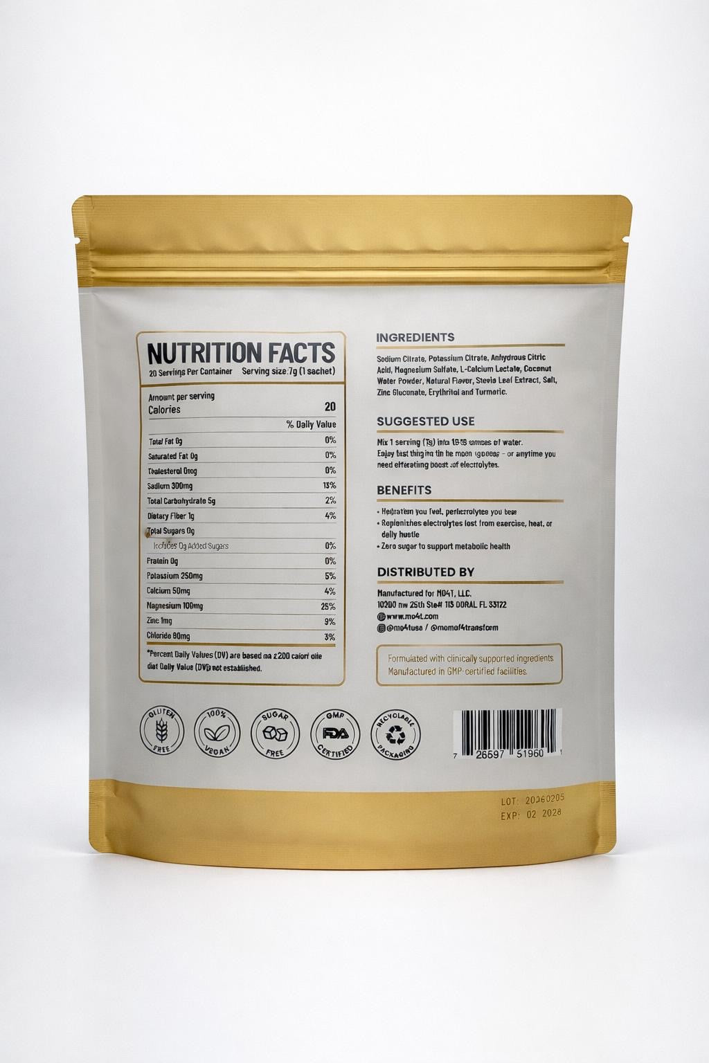 Electrolytes Mango Pineapple with Coconut water