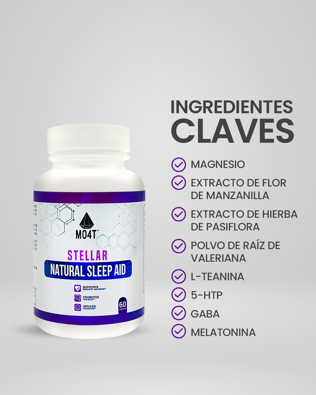 STELLAR MO4T – Recupera tus músculos, Sueño reparador