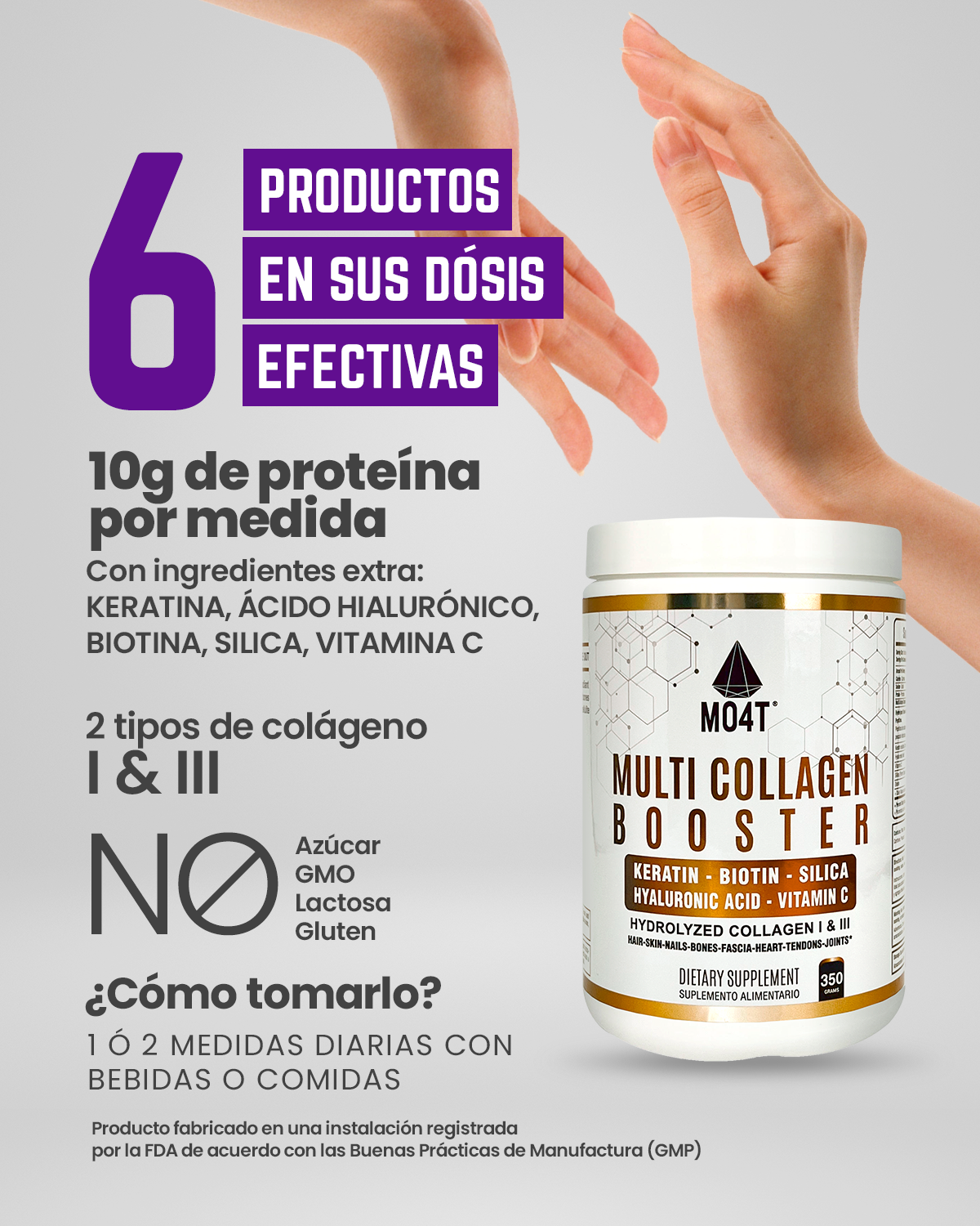 MULTICOLÁGENO BOOSTER - Formato envase, 350 gr